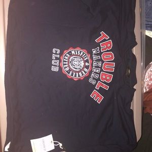 Trouble makers club crop long sleeve